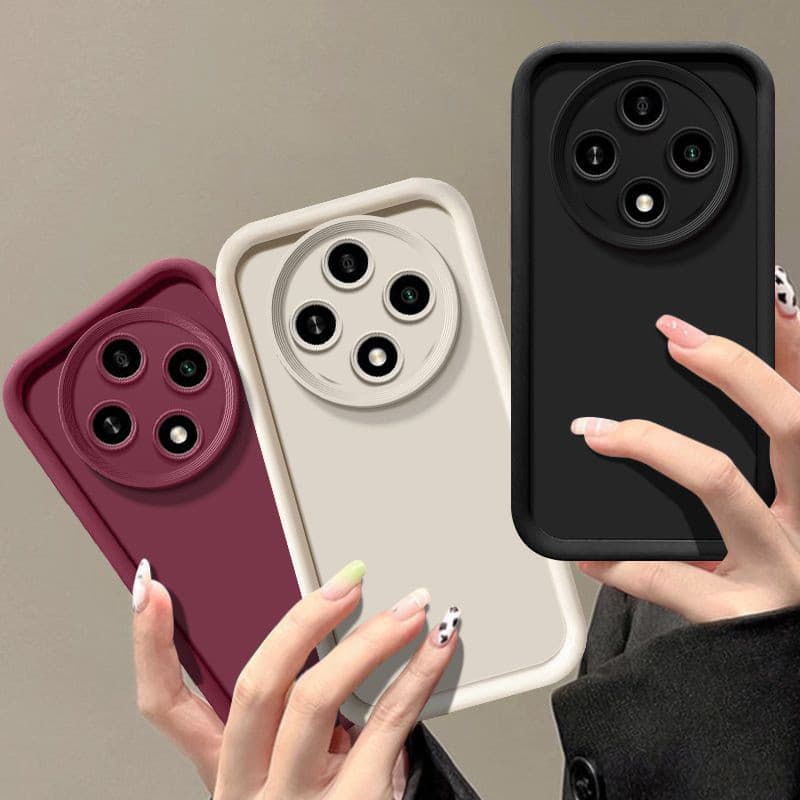 Para Xiaomi Redmi 14C Caso De Telefone Proteção Câmera anti Queda Capa Macia