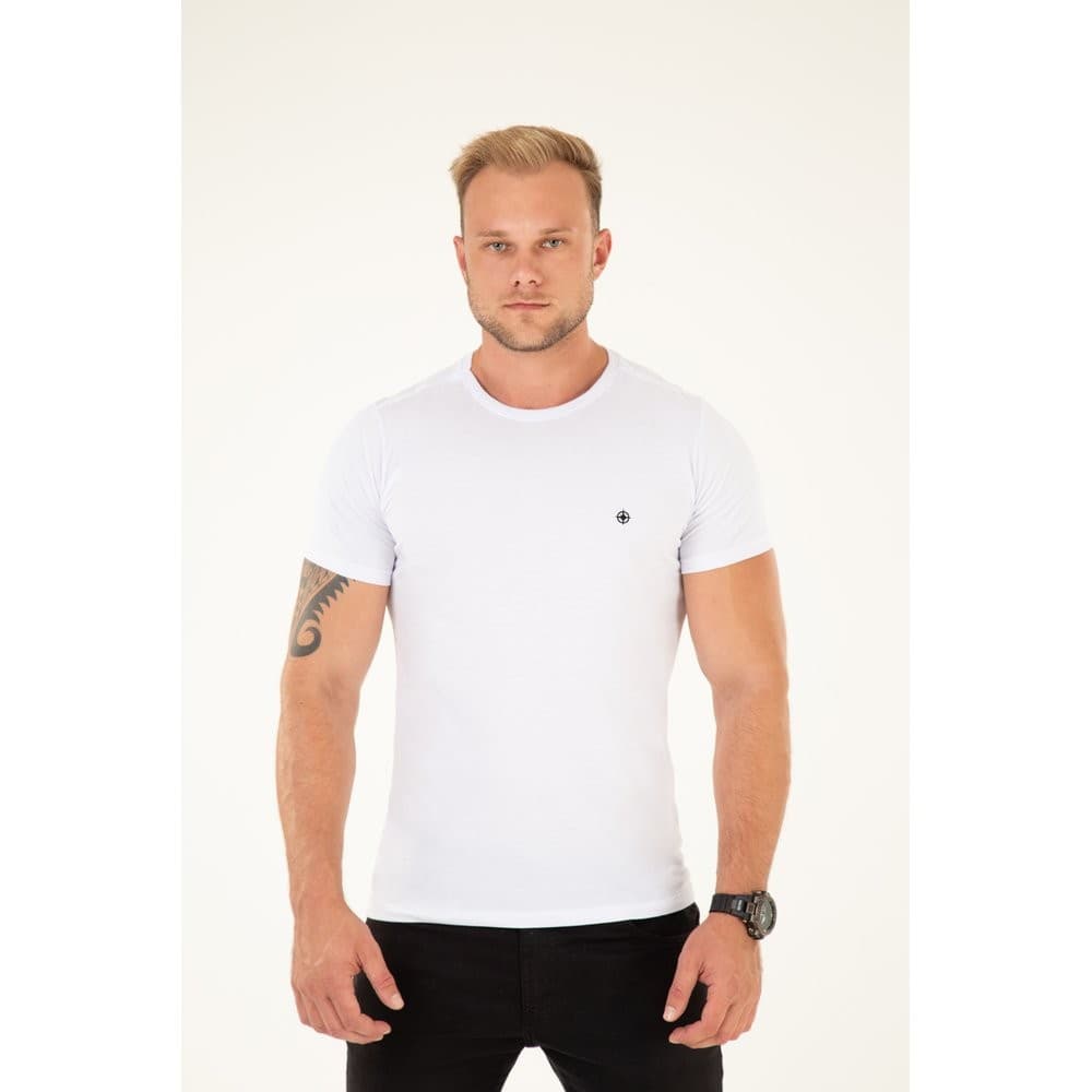 Kit 3 Camisetas Masculino Básica Casual Premium Algodão Costura Reforçada BR PR MARINHO