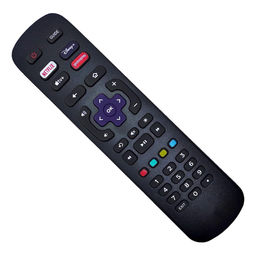Controle Remoto Compatível Tv Philco / Aoc Roku Smart