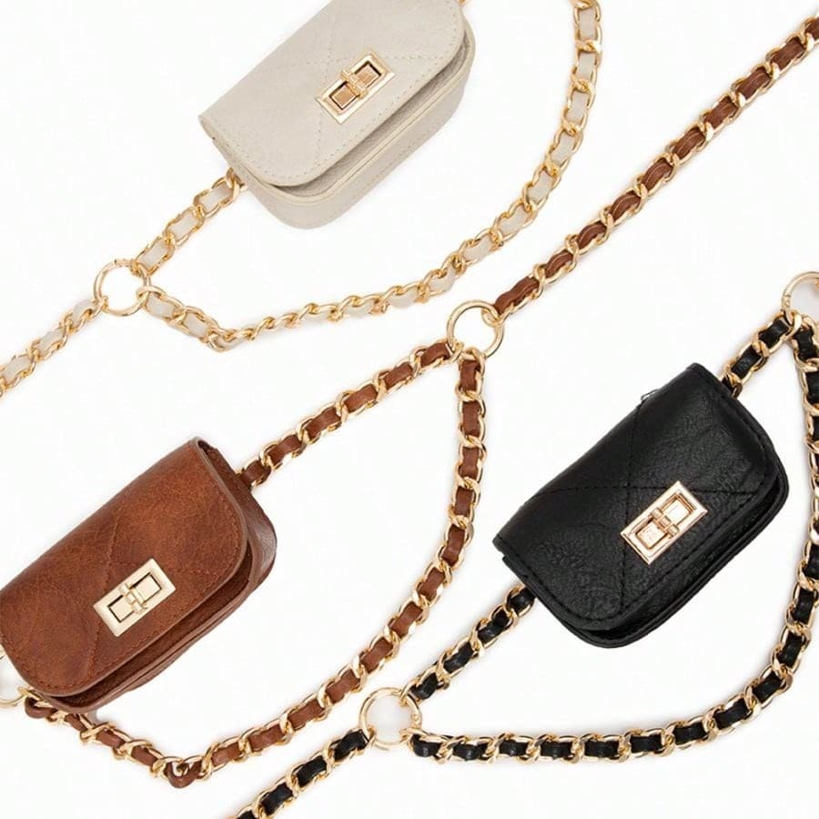 Cinto Feminino Fashion Corrente Mini BAG Removível