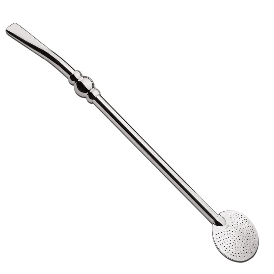 Bomba Para Chimarrão Mate Tereré Aço Inox 25cm Com Anel Sem Rosca - 710 Taumer