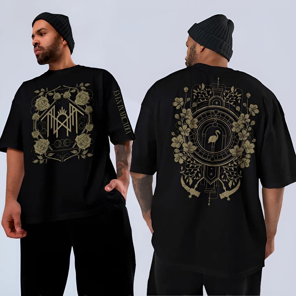 2026 Nova Camiseta Masculino Feminino Oversized Basica  Sleep Token Álbum Arcadia Reference