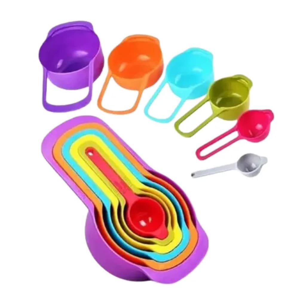 Kit Medidores De Cozinha Xícaras E Colheres 6 Peças