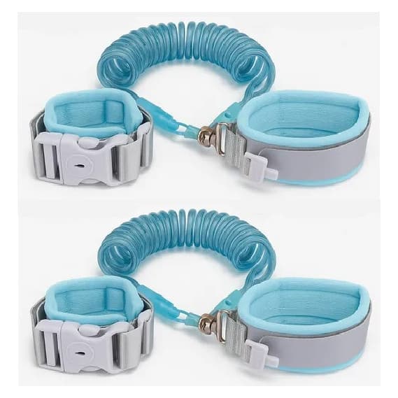 Kit 2 Pulseira Guia Seguranca Anti Perda Criança Viagens Rua