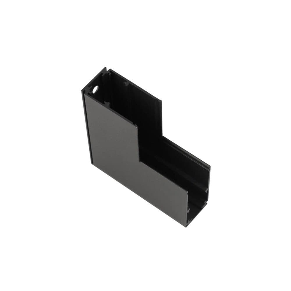 Conector L Sobrepor  Parede Magnético Preto - Gaya