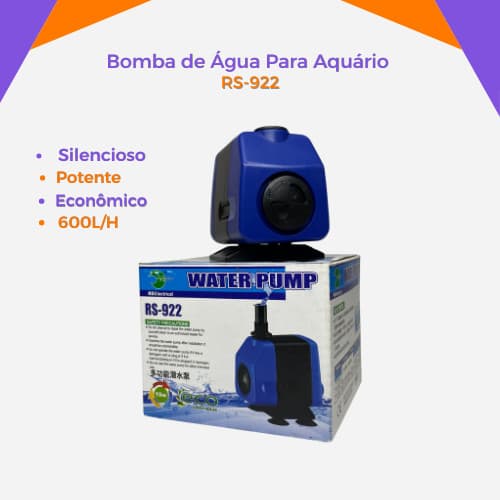 Bomba de Água Para Aquário 10W RS922