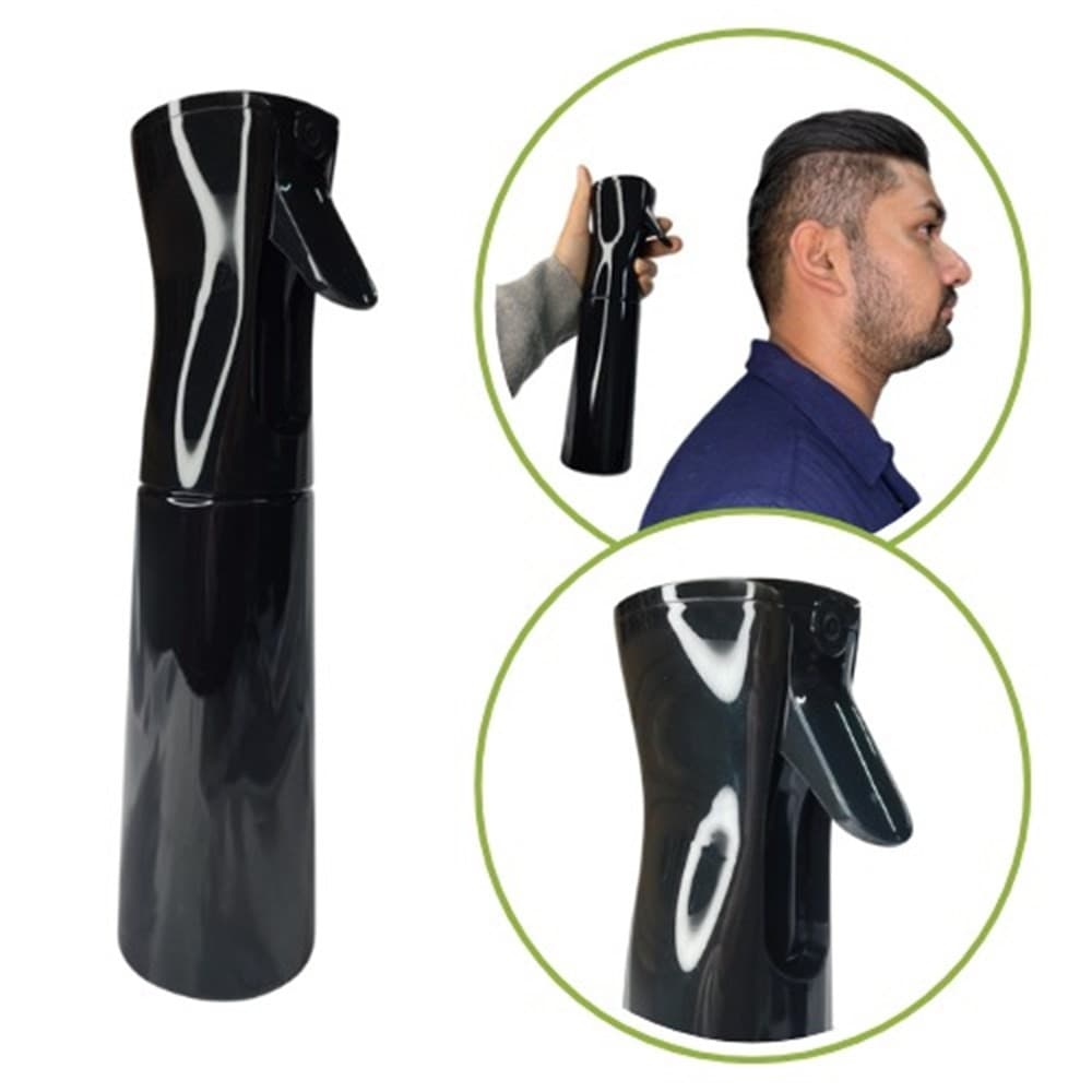 Borrifador Semi Automatico de Água Efeito Nevoa para Cabeleireiro Preto cod 1199