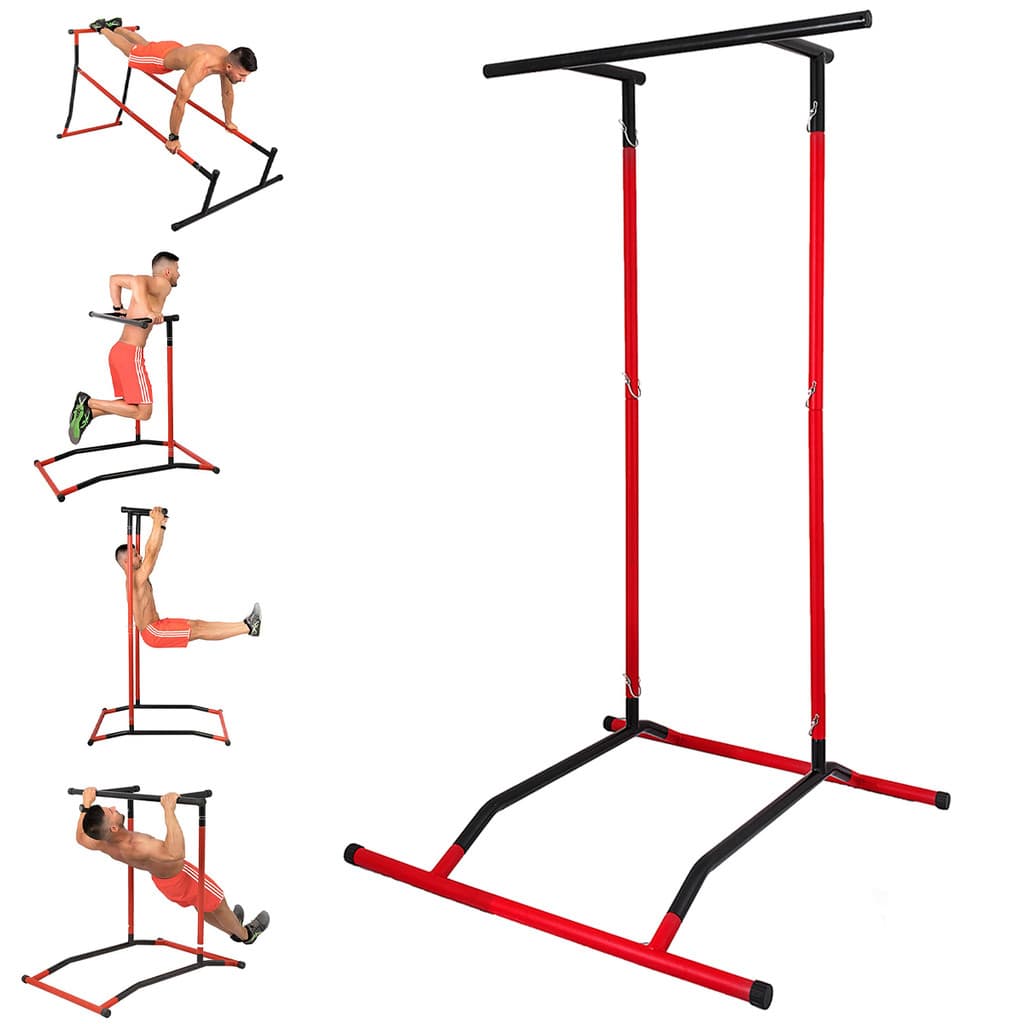 Barra Fixa Em Pé Paralelas Estação de Exercícios Para Calistenia Musculação 190cm Rack