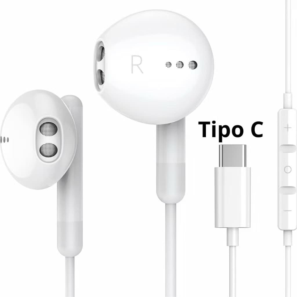 Fone Tipo C Original  IPHONE 15/15PRO MAX /IP16 /IP16PRO MAX S20FE S22 S23 S24 S25 A54 A55 A74 XIAOMI Fone De Ouvido