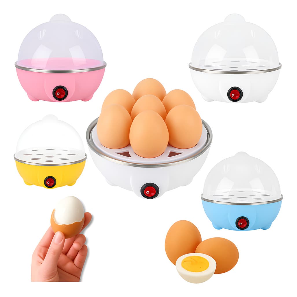 Cozedor De Ovos Rapido Elétrico Máquina De Cozinhar A Vapor