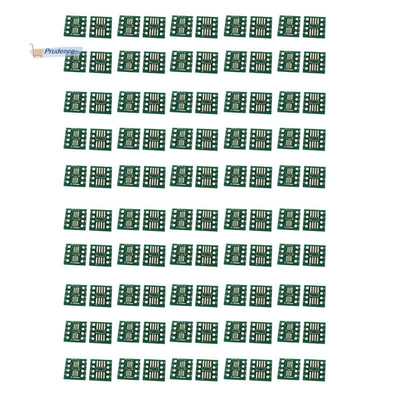 100 Pcs SOP8 Para DIP8 IC Adaptador Conversor Kit SMD DIP Placa De Soquete 0.65mm 1.27mm Passo , Compatível Com TSSOP8/S