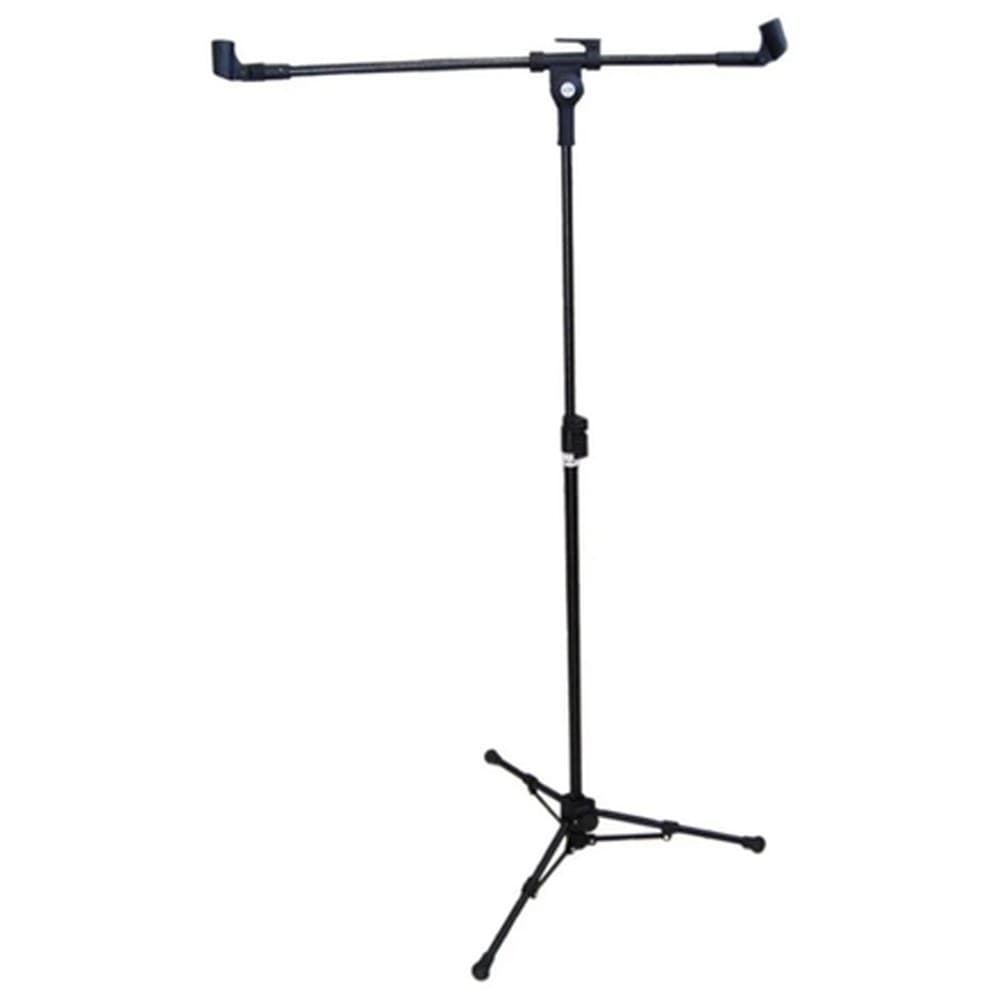 PEDESTAL DE MICROFONE VECTOR PMV120P P/ 2 MICROFONES SEM HASTE TELESCOPICA