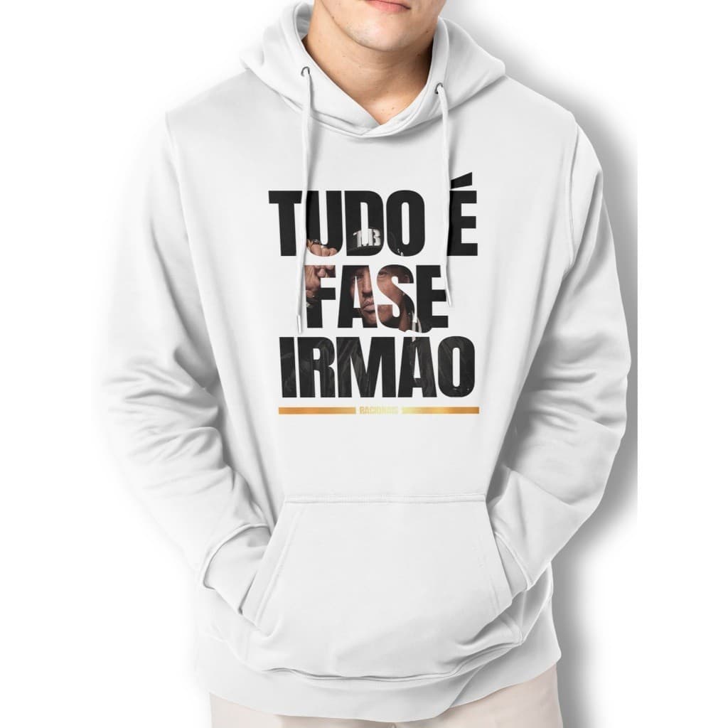 Moletom Casaco Racionais Fase Blusa Canguru infantil Tecido Algodão Camisa premium MPF