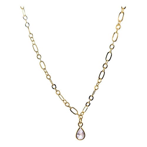 Colar Gargantilha Folheada a Ouro Choker 32cm + 8cm Extensor - Semijoia de Luxo