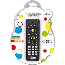 Chocalho E Mordedor Controle De TV Pais E Filhos 4 Meses Stress Estresse Calmante