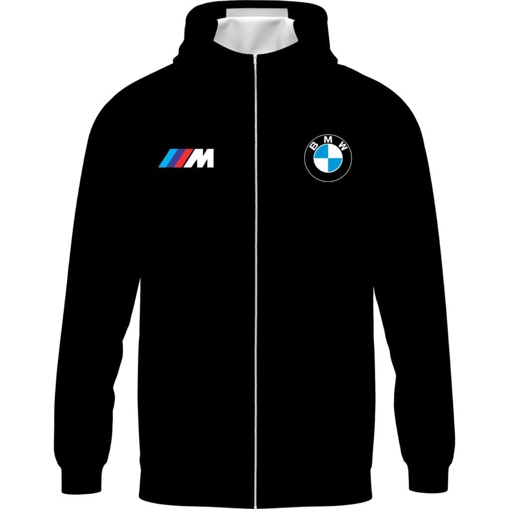 Corta Vento Masculino Feminino BMW Jaqueta  Em Tactel Com Zíper Motociclista Blusa De Friu Casaco