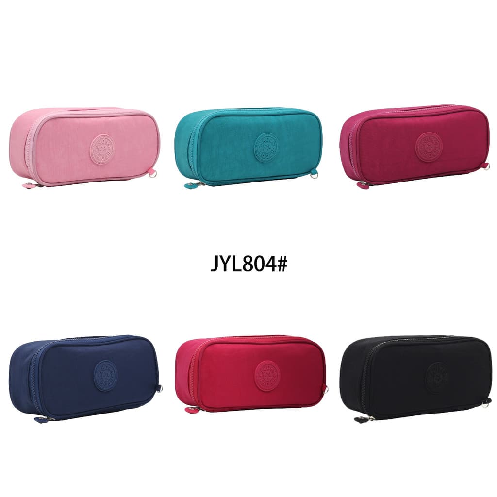 Estojo Organizador Escolar Box Nylon Tactel Espaçoso Caneta Canetinha Lápis Faculdade Grande