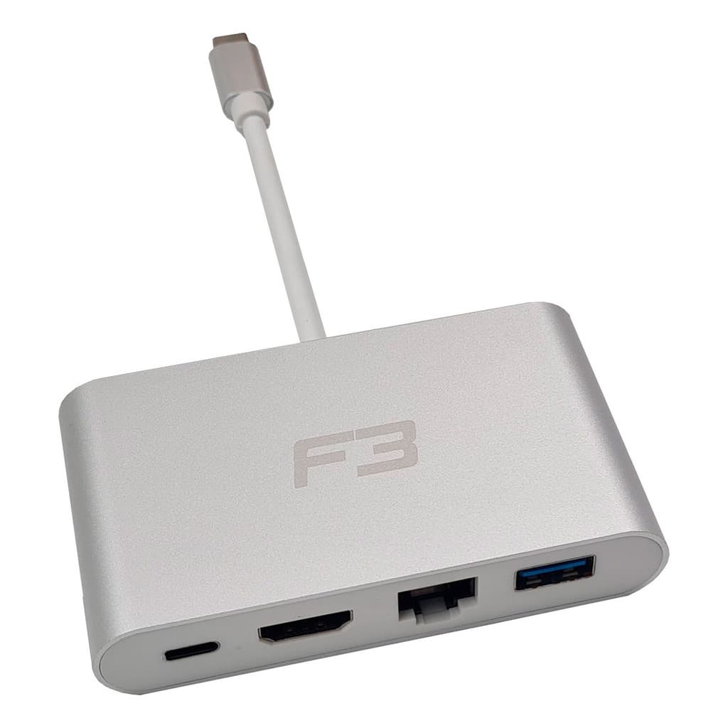 Cabo Adaptador Type-c Para Hdmi 4k Usb 3.0 Plug Play