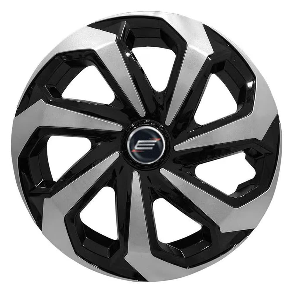 Calota Spider Aro 14 Black Silver Elitte