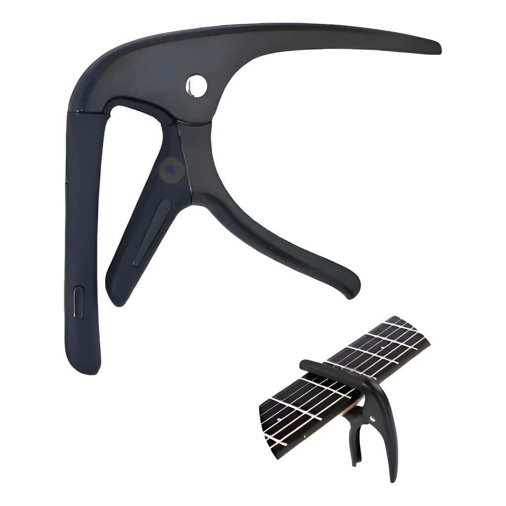 Capotraste Violão Guitarra Mxt Preto C/ Palheta