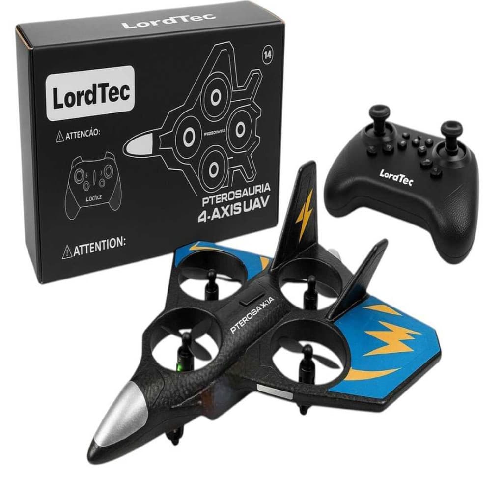 Drone Infantil Avião Brinquedo com Controle Remoto – Fácil de Pilotar