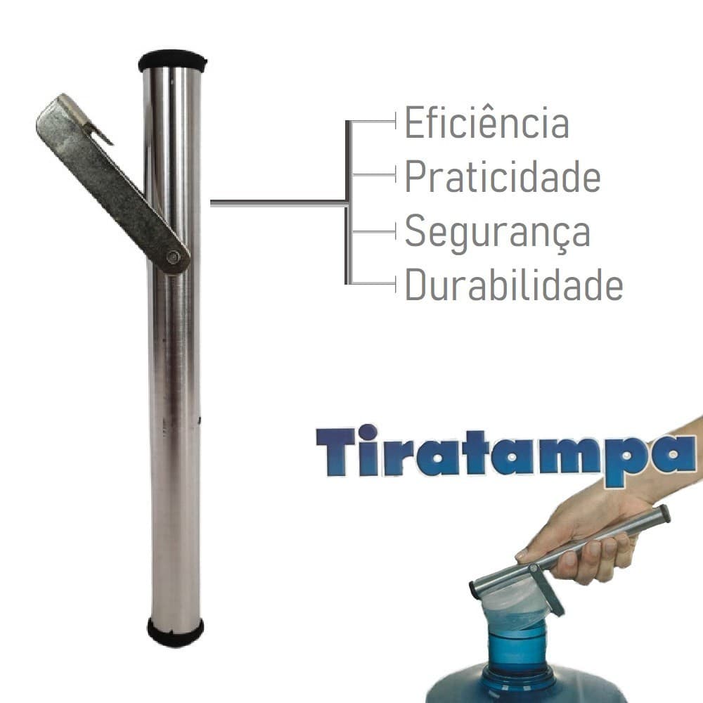 Tira Tampa Abre Galão Garrafa Garrafão Abridor De Galão Água