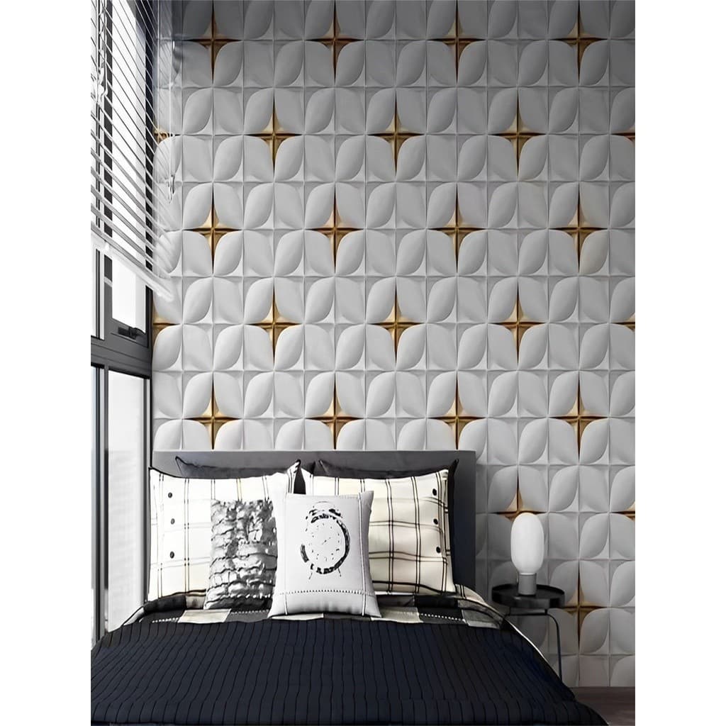 Papel de Parede Decoração 5 METROS x 45CM Adesivo 3D