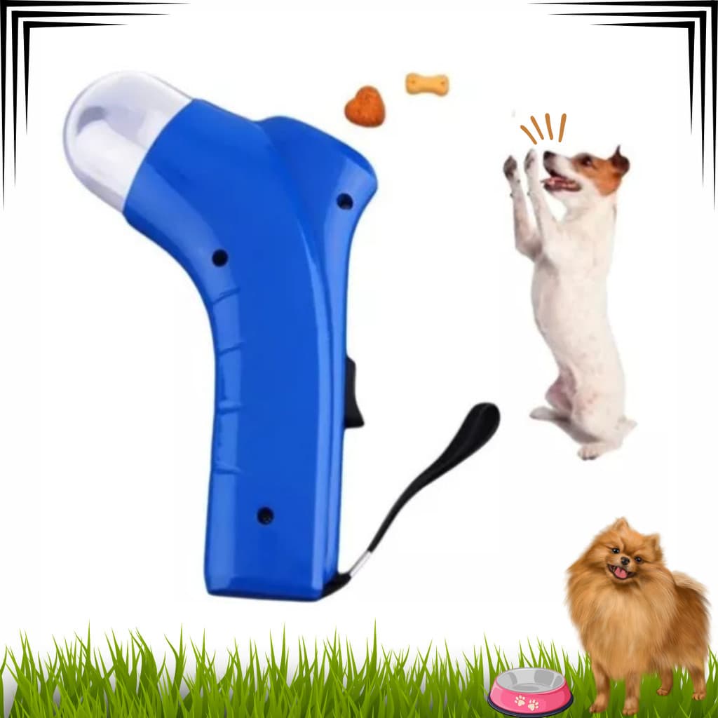 Brinquedo Lançador De Petiscos Ração, comedouro para Cães Gatos Treinar Pet - Bem Divertido Para Seu Pet