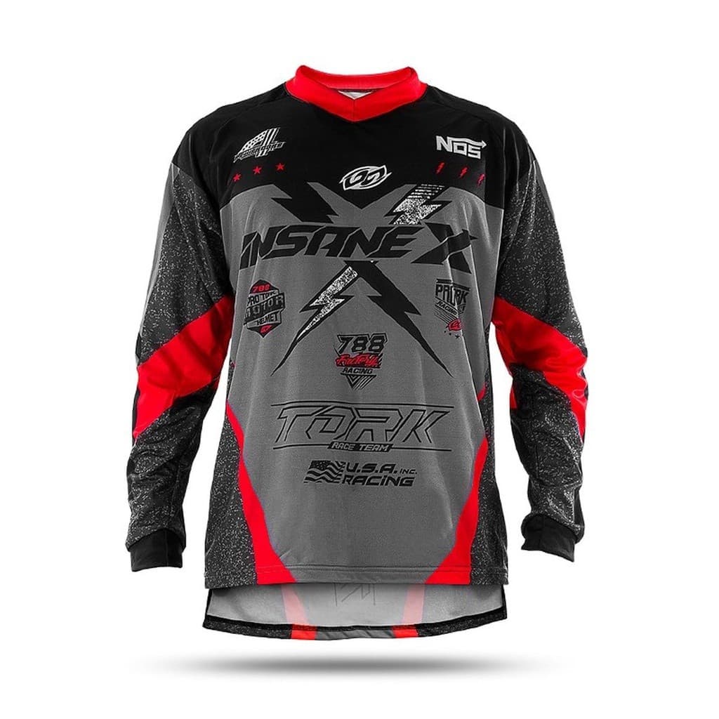 Camisa Motocross Trilha Enduro Downhill Manga Longa Infantil Pro Tork Insane X Lançamento