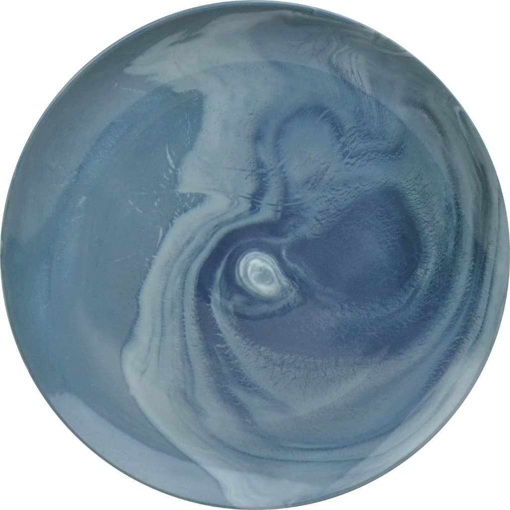 Travessa Rasa Redonda Mistura Brilho 32,5cm Porcelana Germer
