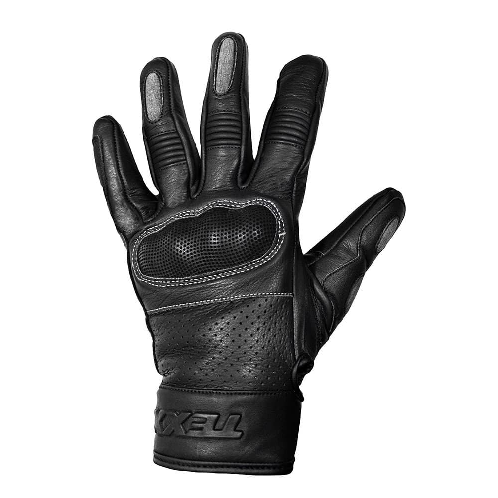 Par Luvas Motociclista Couro Resistente Proteção Touchscreen