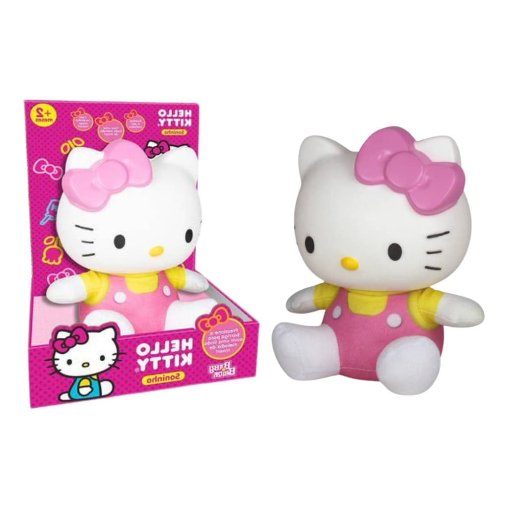 Boneca Hello Kitty Soninho 20 Cm Com Som E Luz - Baby Brink