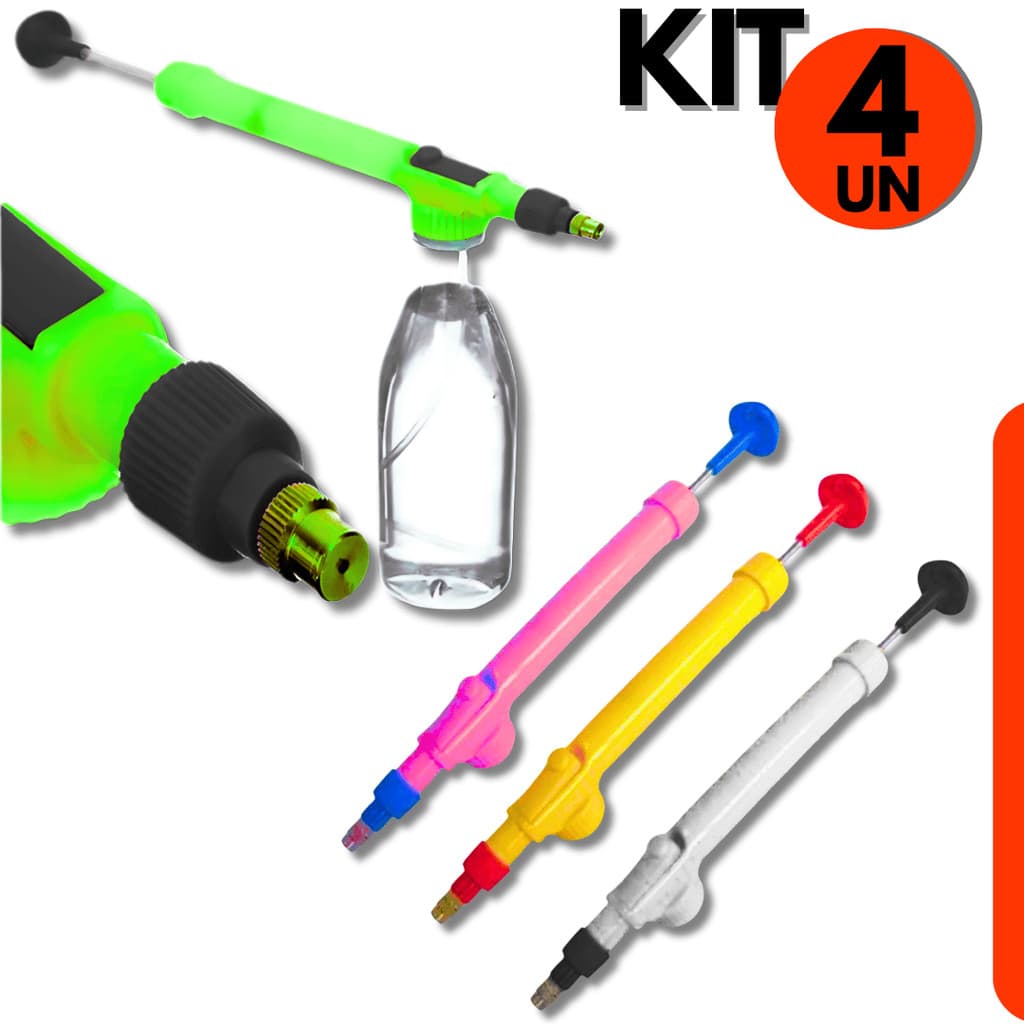 Kit Pulverizadores E Borrifadores Pressão Manual Para Garrafa Pet Adaptável Pulverizador De Espuma Borrifador De Água