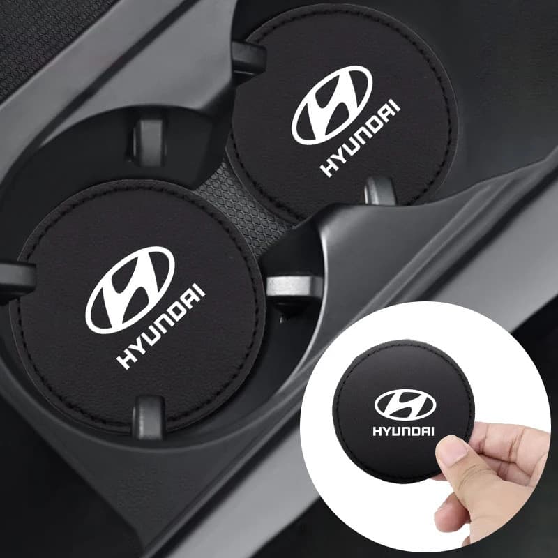 Suporte De Copo De Água Para Carro , 2 Peças , Almofada Antiderrapante , Acessórios De Camurça Hyundai Sonata Azera Coup
