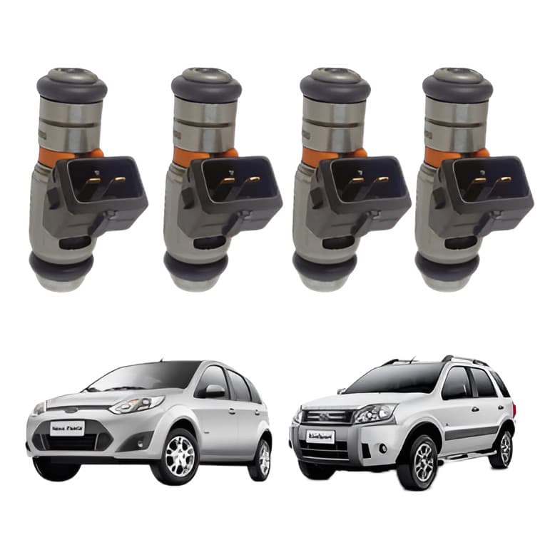 Kit Com 4 Bico Injetor Iwp127 Fiesta /eco 1.0/1.6 Gas/flex