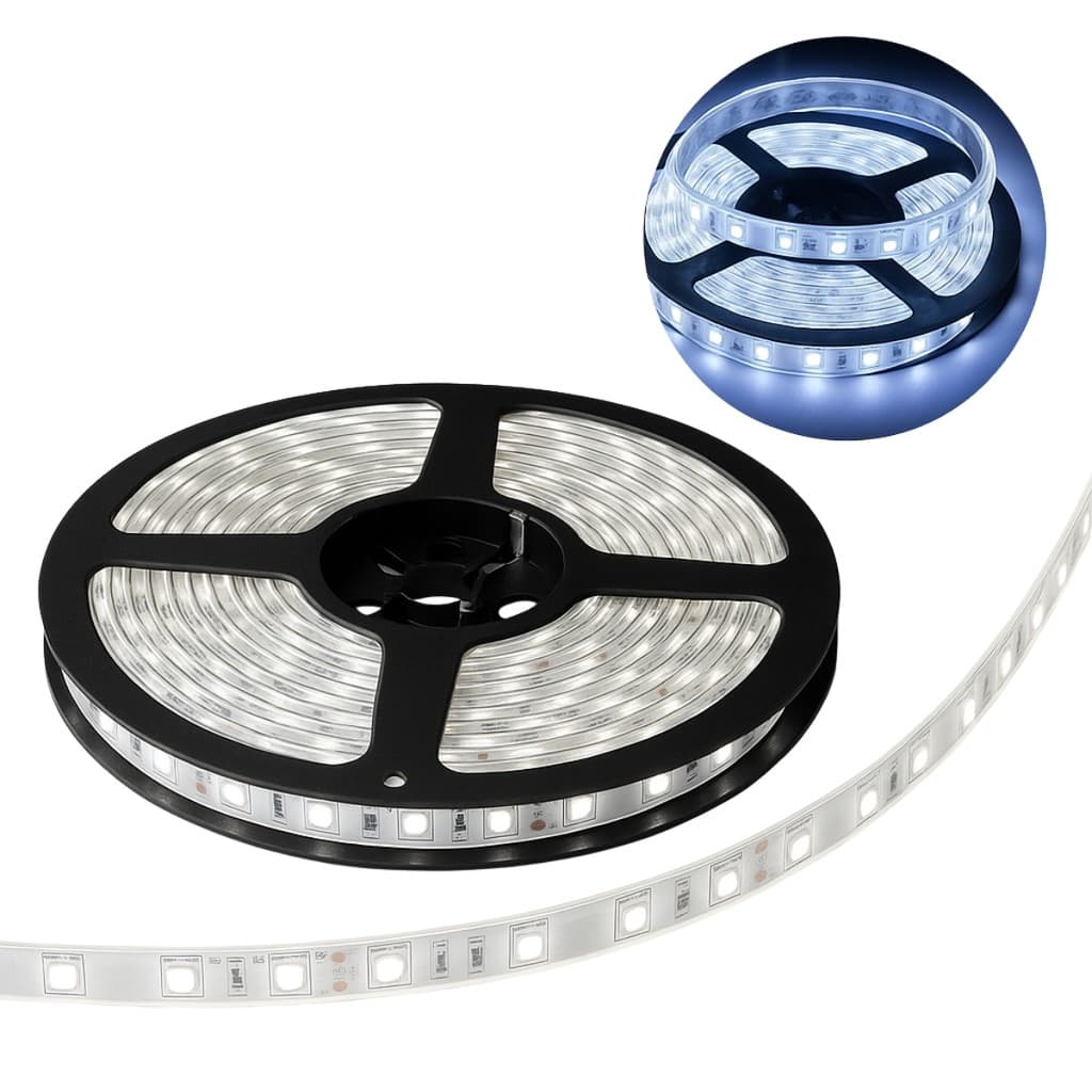 Fita LED Branco RGB com Controle Remoto Fonte Bivolt 5 metro