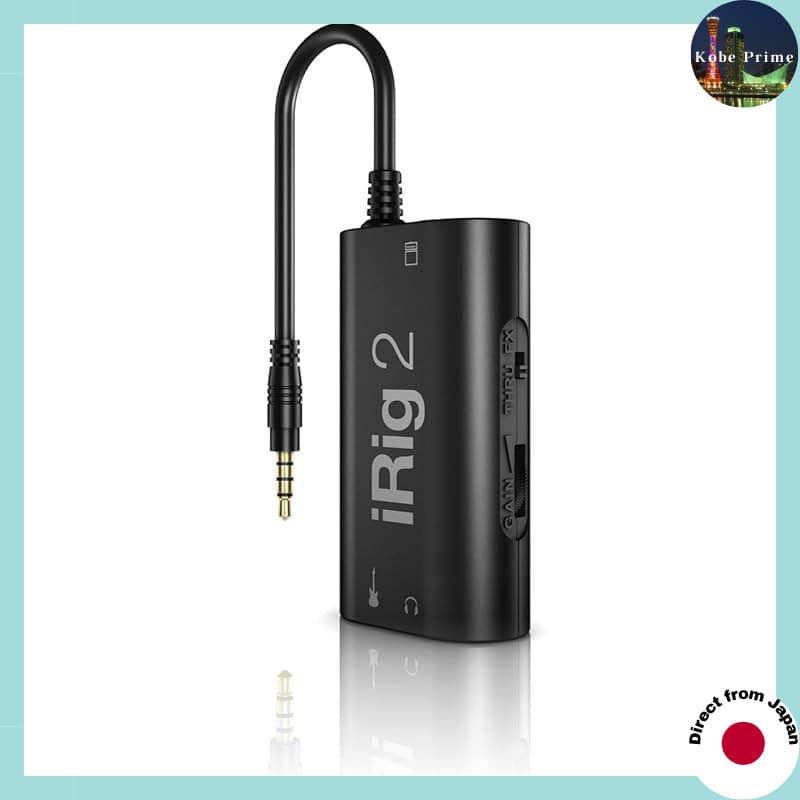[Produto Distribuidor Japonês Autorizado] IK Multimedia iRig 2 (Interface De Guitarra/Baixo Para Dispositivos iOS) IKM-OT-000042c