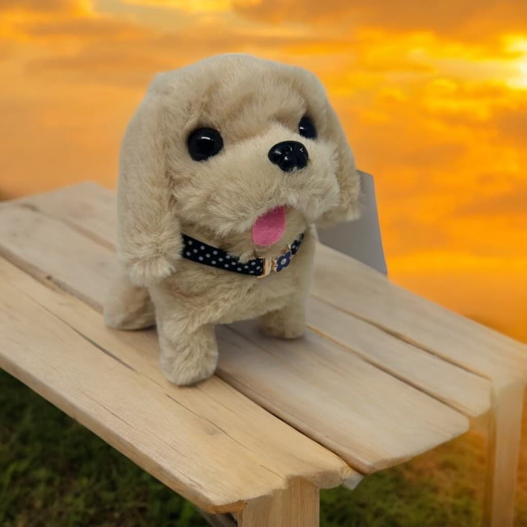 Cachorrinho de pelúcia que anda e late sozinho Super Premium