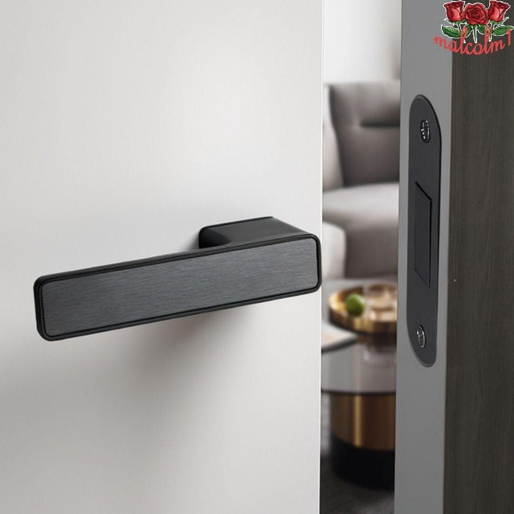 MALCOLM1 Fechadura De Maçaneta De Porta , Conjunto De Silenciosa Interna Requintada Avançada , Hardware Painel Elegante