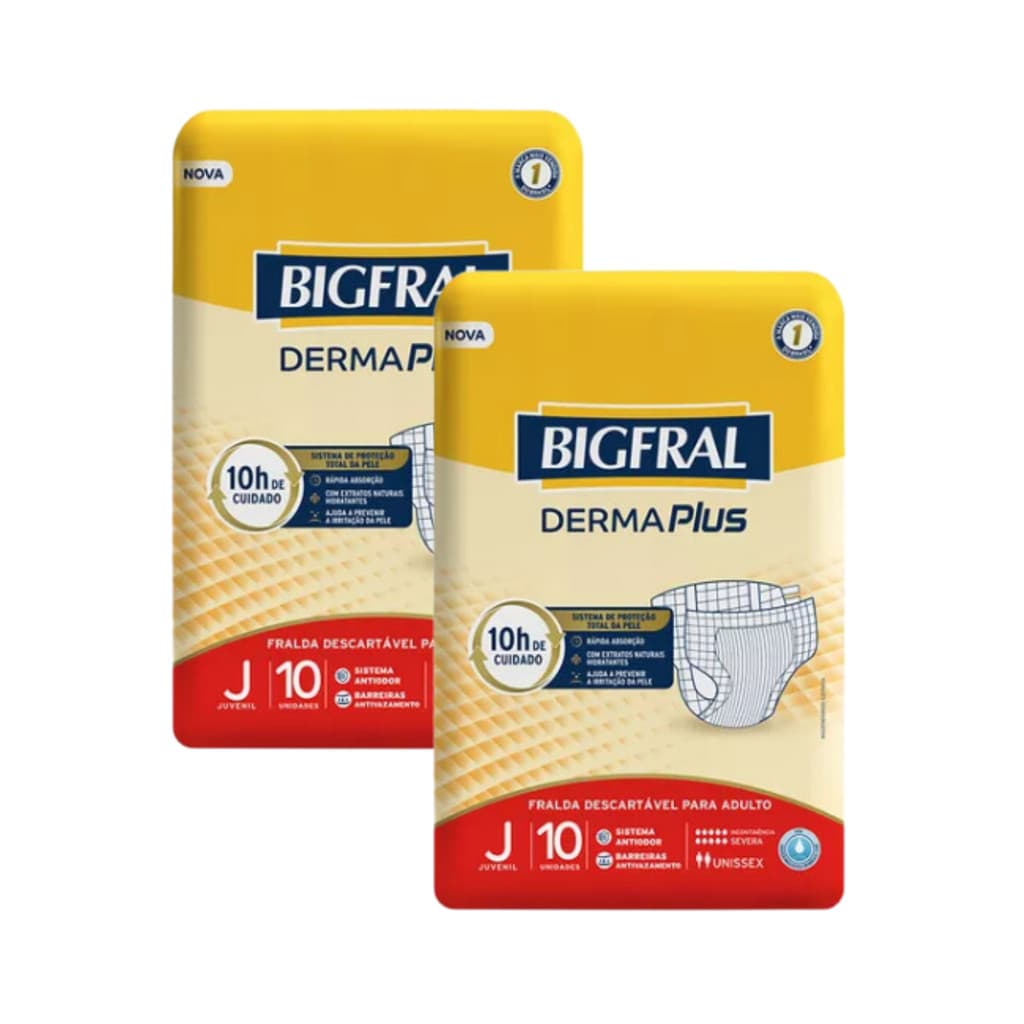 kit Bigfral Derma Plus com 2 Pacotes