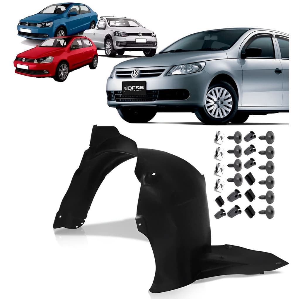 Par Parabarro Gol Saveiro Voyage G5 G6 G7 G8 + Kit Presilhas