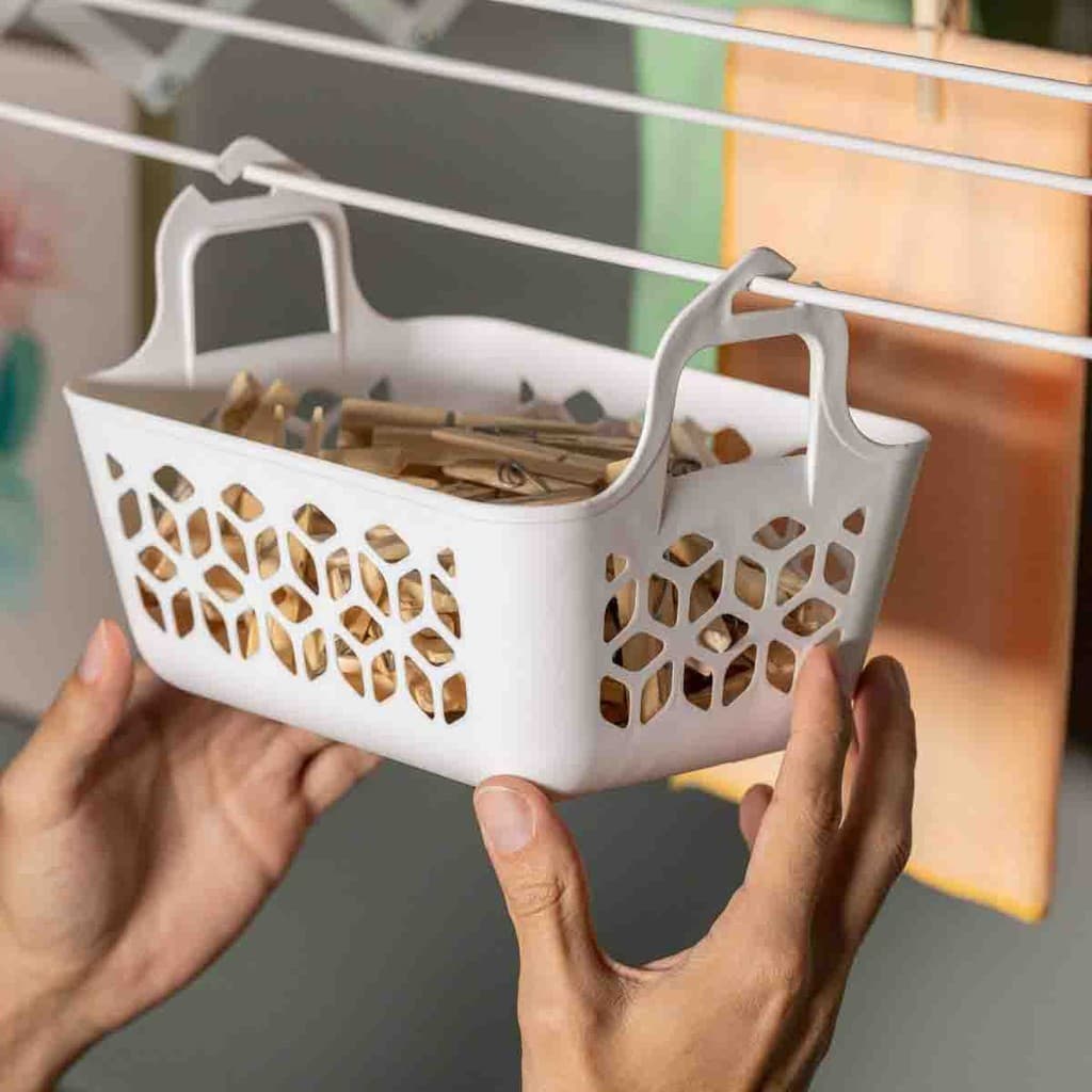 Cesto Para Prendedor De Roupas Cesto Multiuso Plástico UZ Envio Imediato