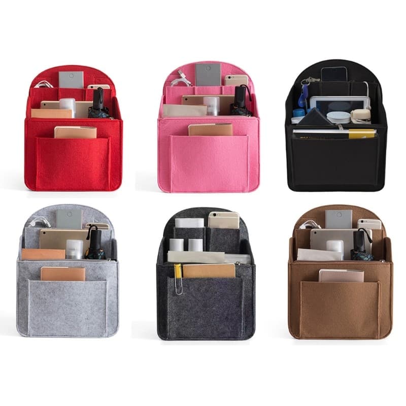 YOI Bolsa De Ombro Inserir Bolso Mochila Organizador Divisor De Pequena