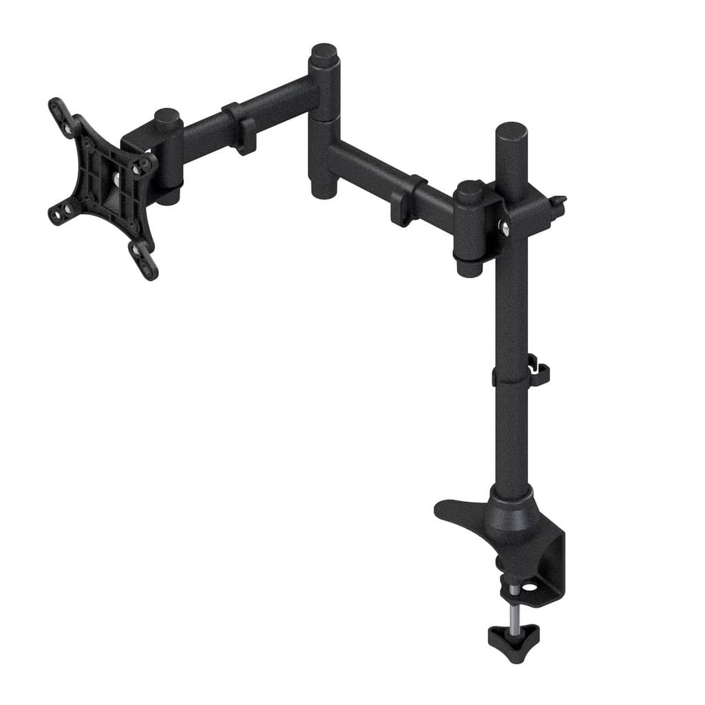 SUPORTE PARA MONITOR DE  10″ A 26″ TRIARTICULADO -GARRA/ MORSA