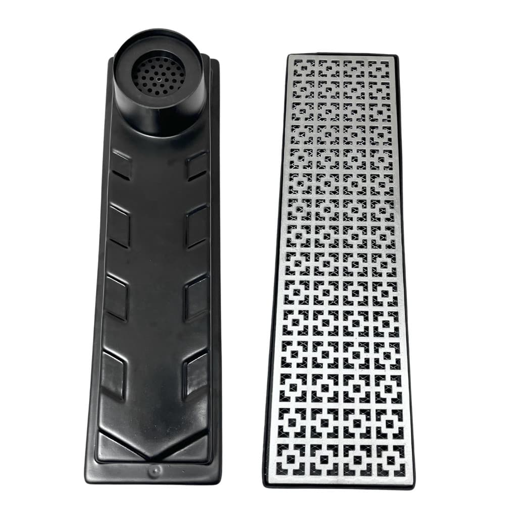 Ralo Anti Cheiro 15x50 Alumínio Dubai Anti Escorpião com Saída no Canto de 4 polegadas