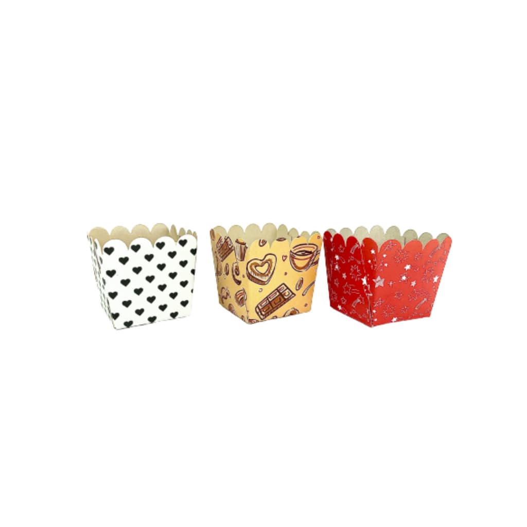 Embalagem Forneável quadrada 70 g (5 x 5 cm) - 100 unidades