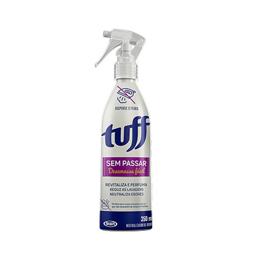 Spray Tuff Sem Passar 350ml - Desamassa e Neutraliza Odores