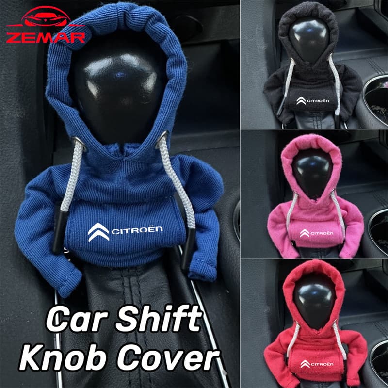 Citroen Tampa Do Botão De Mudança De Carro Criativo Com Capuz Universal Alça Alavanca Marcha Capa Para c4 Cactus c5 c3 Aircross e-c4 DS5 DS7
