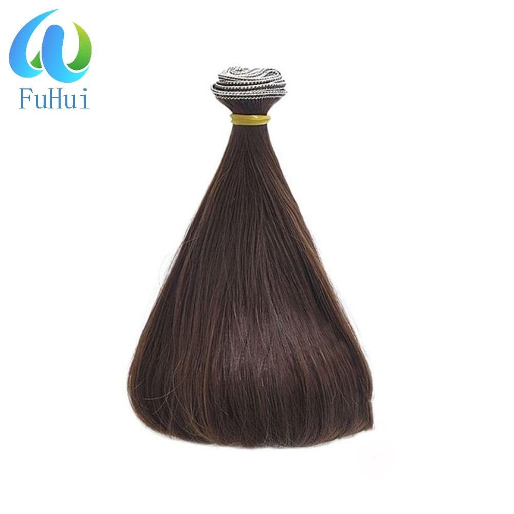 Peruca De Fibra Química Para Boneca FUHUI , Cabelo De BJD SD De Cor Gradiente , 15 Cm
