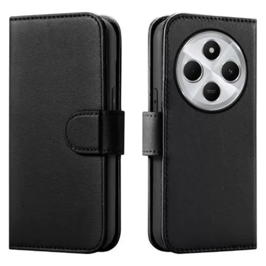 Capa Carteira Case Compativel Poco C75 Couro Sintetico Capinha Flip Cover Proteção